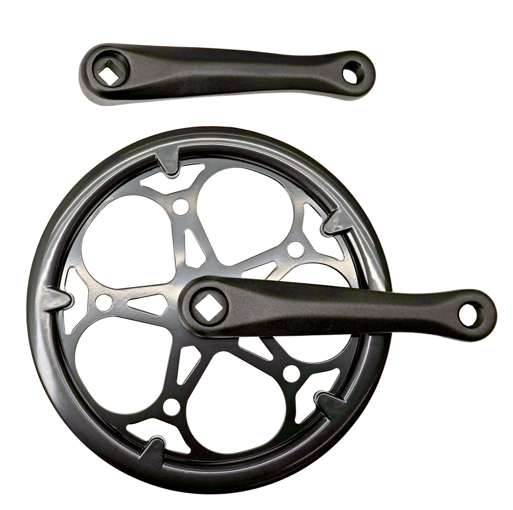 Chain wheel and crank